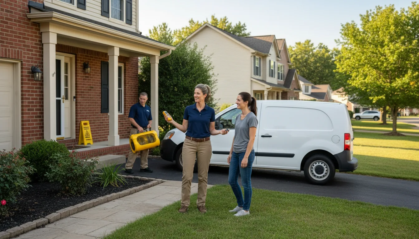 Water restoration image for Dehumidification And Cleanup Services in Shelbyville, KY